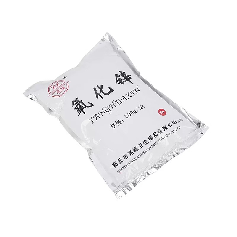 Liangfeng Medical Zinc Oxide 500g Dermatitis Rash Wet Sterilization and Disinfection Dental Astringent Chemical Reagent Zinc Oxide Powder