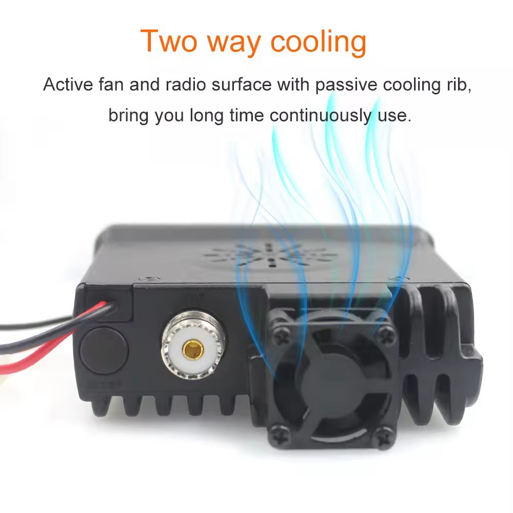 Baojie BJ-318 car mini UV dual-segment car platform high-power cigarette lighter power supply car walkie-talkie dual display batch