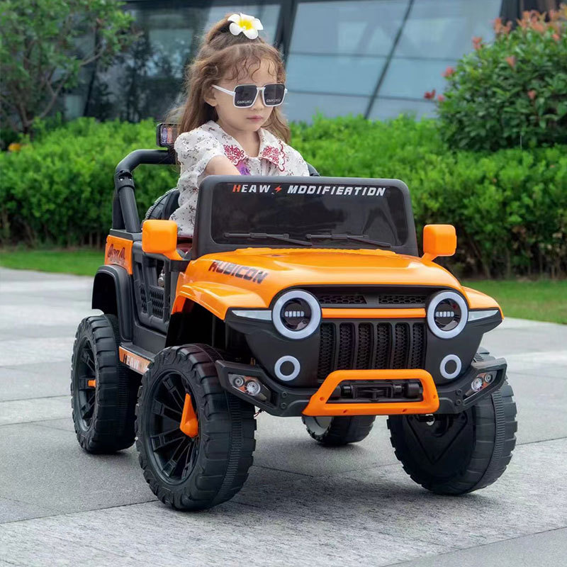 New Wrangler Electric Car Four-Wheel Drive Remote Control Children's Toy Car Can Sit on Large Off-Road Vehicle Four-Wheel Car
