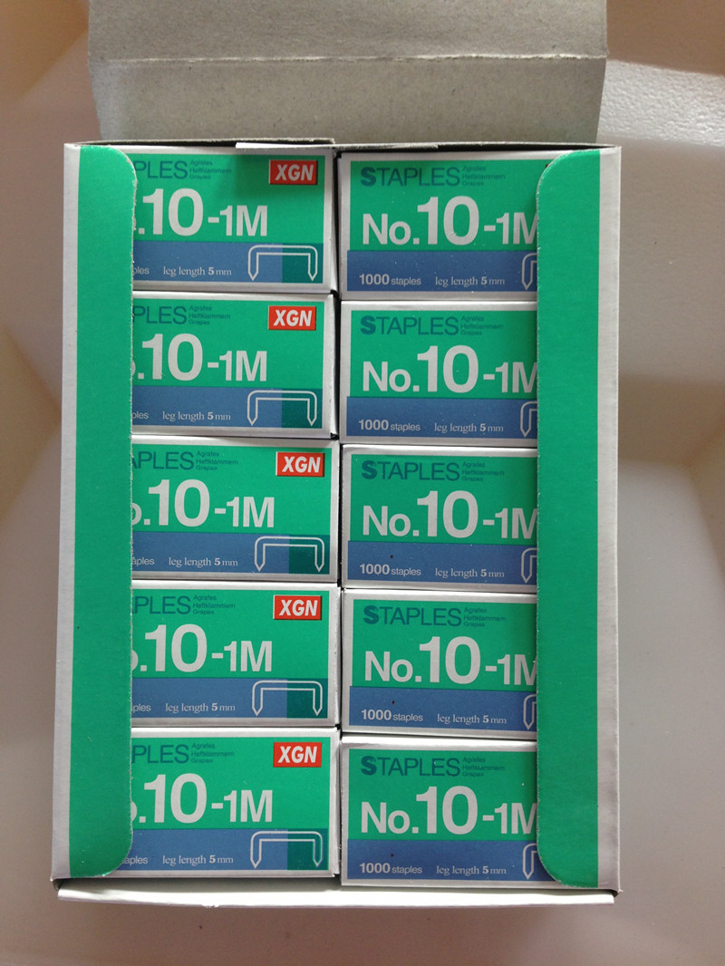 NO.10# 10 labor-saving manual staple staple Xin Guang green box XGN-10#
