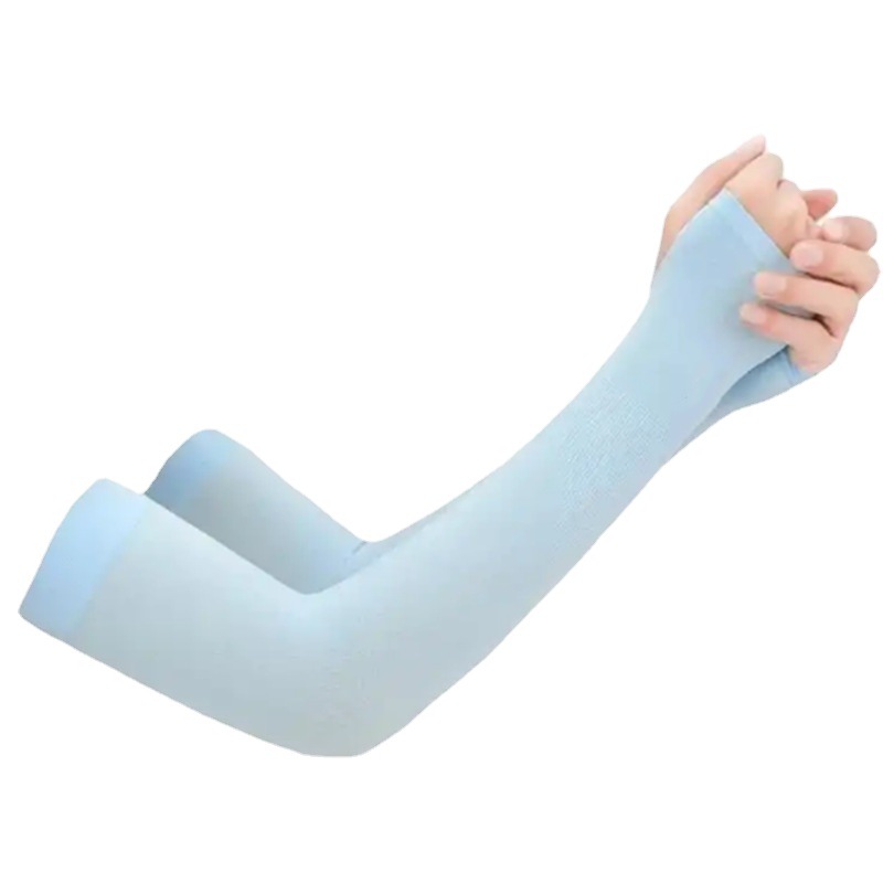 Korean Style Summer Ice Sleeves Sun Protection Sleeves Running Men's Cycling Gloves Outdoor Thin Ice Silk Ice Sleeves for Women