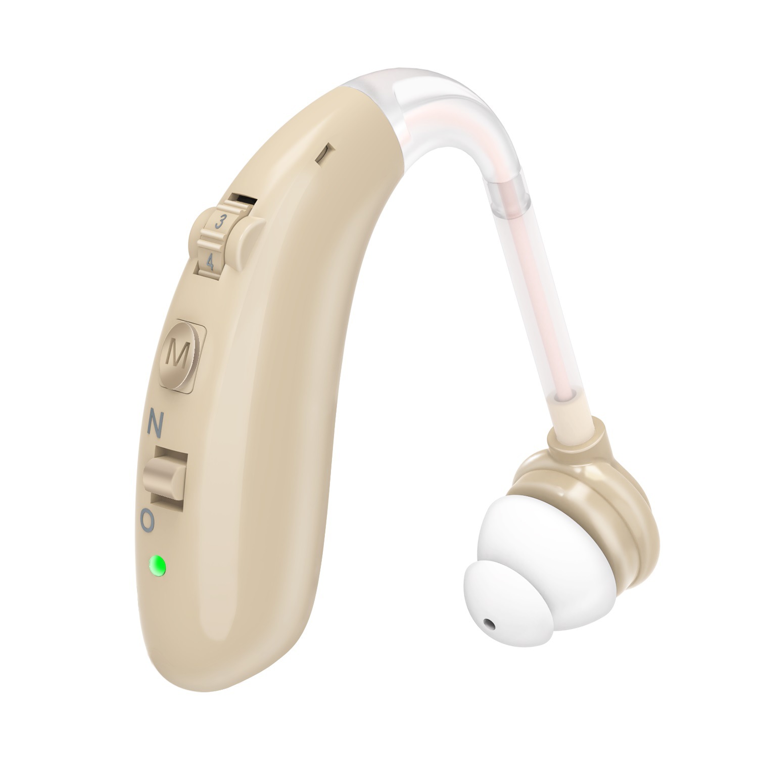 Cross-Border Hearing Aid Rechargeable Behind-The-Ear Comfortable Noise Reduction Knob Level 6 Volume Wholesale Hearingaids