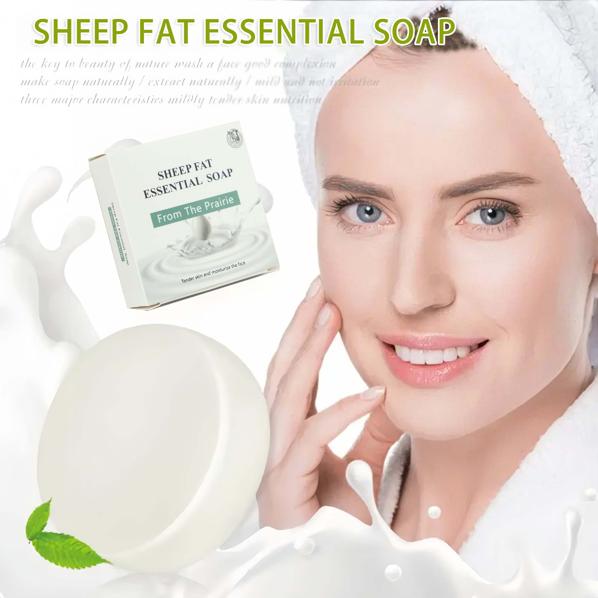 Lard Soap Perfume Bath Soap Cleansing Soap Oil Control Mite Removal Handmade Soap Leaving Soap Full English Cross-Border Wholesale