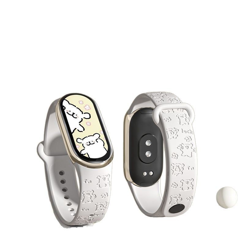 New M8 Smart Sports Bracelet Suitable for Mobile Phones, Female Bluetooth Heart Rhythm Monitoring Pedometer Watch for Students