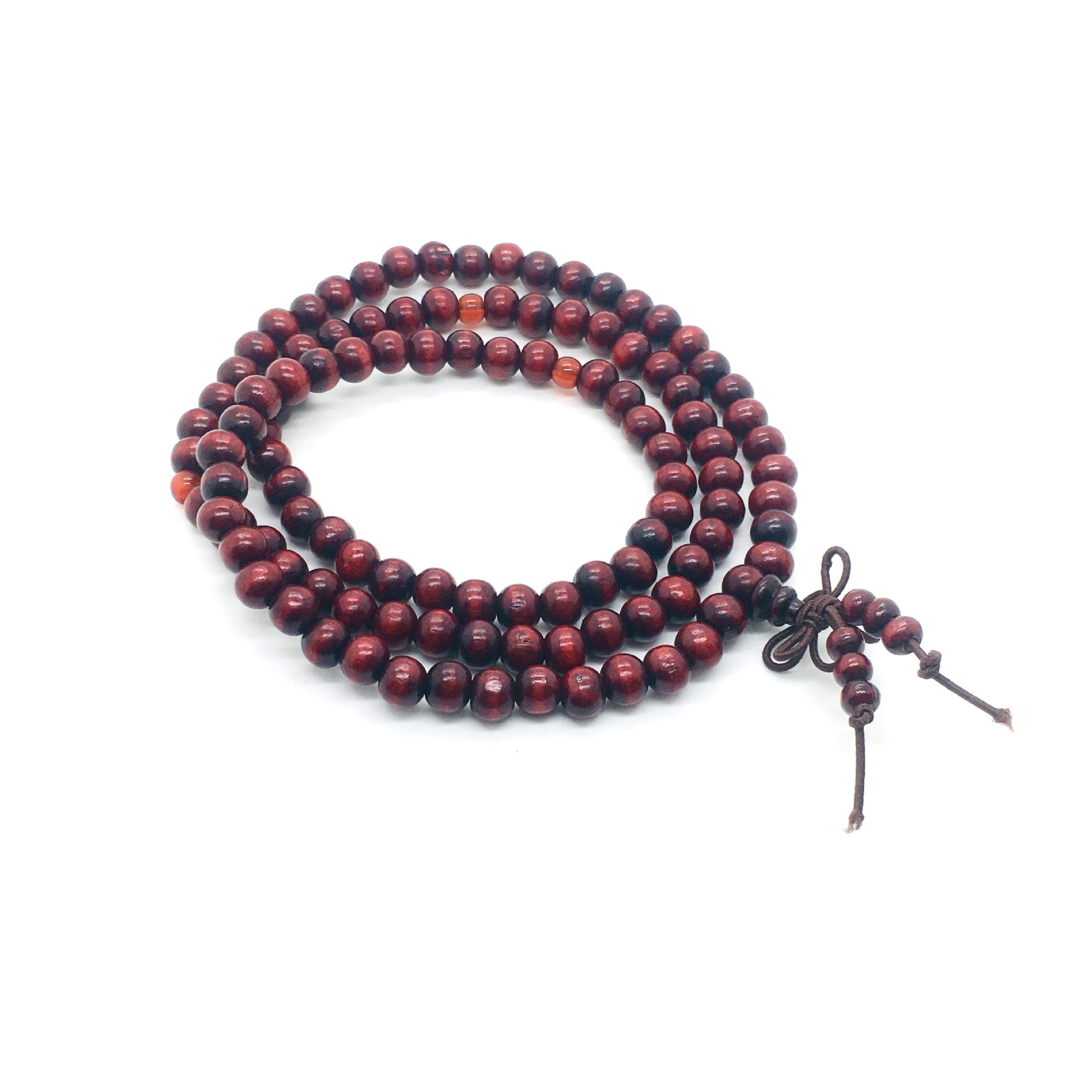 108 Red Apple Beads
