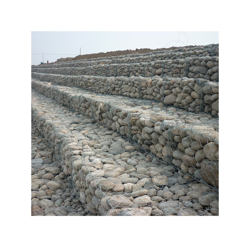 Low Carbon Steel Wire Gabion Net Flood Control and Embankment Stone Cage Net Wholesale Tunnel Mouth Protection Mountain Rock Fall Interception Stone Cage Net