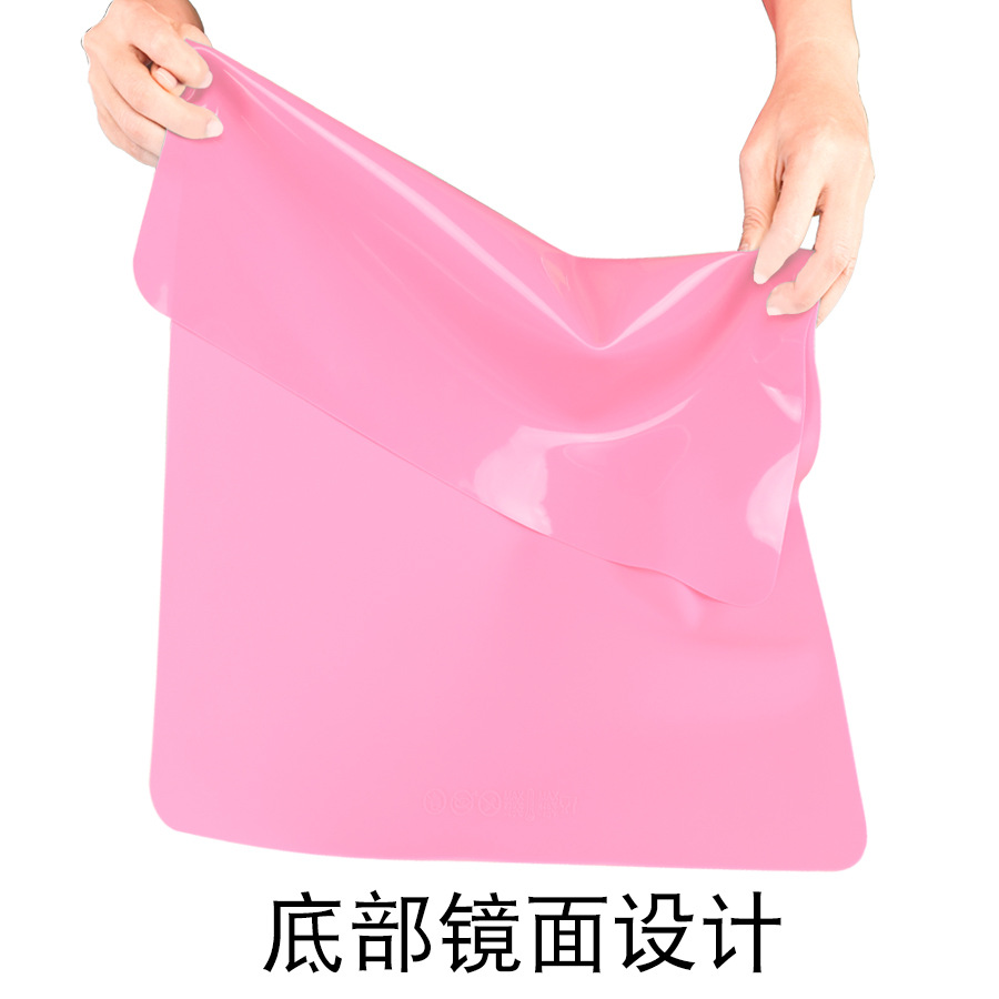 Factory spot European thick silicone placemat home insulation mat children's primary school dining table mat wholesale