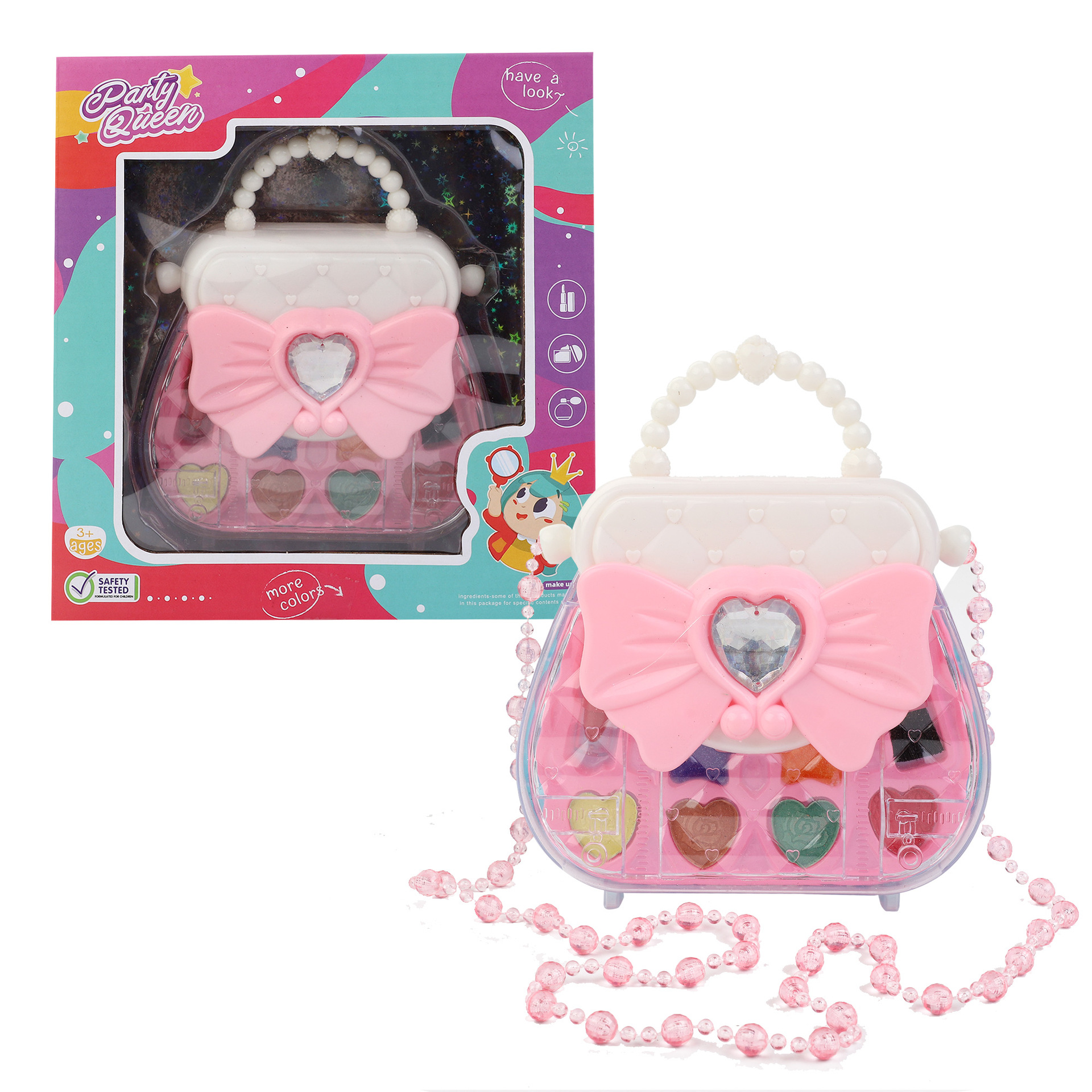 Подарочный набор детской косметики, игрушки для девочек, washable тени для век, пайетки, оптовая продажа