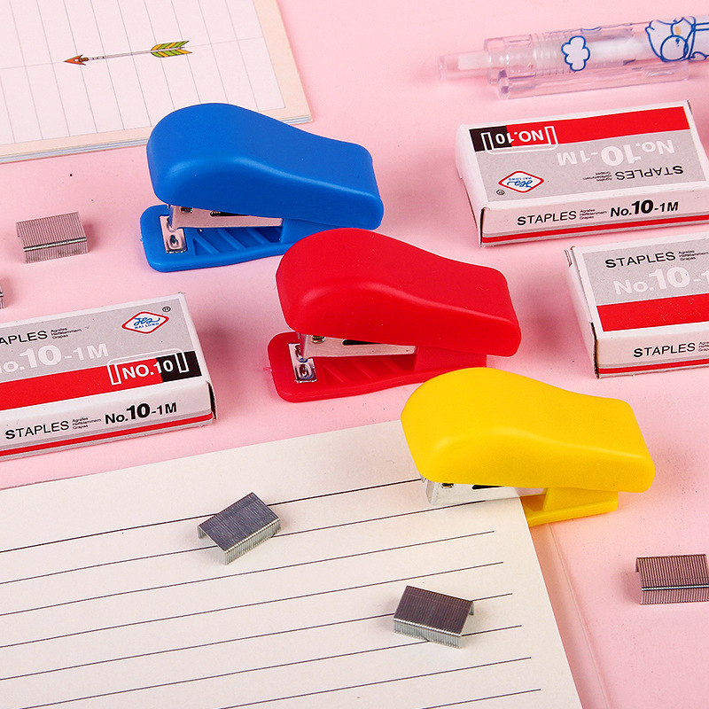 Stapler suit cute stapler Mini small size stapler student stationery wholesale suit stapler wholesale