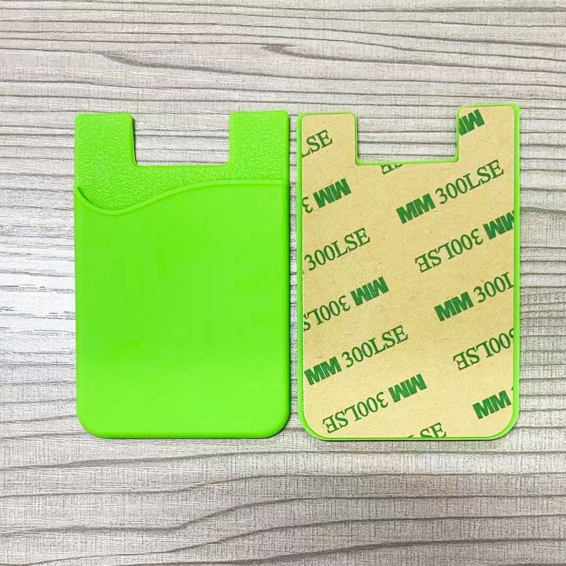 Silicone Card Holder, Silicone Card Sticker, Bank Bus Card Holder, Phone Back Sticker, Can Be Screen-Printed, Pad-Printed, or Uv-Printed with Logo