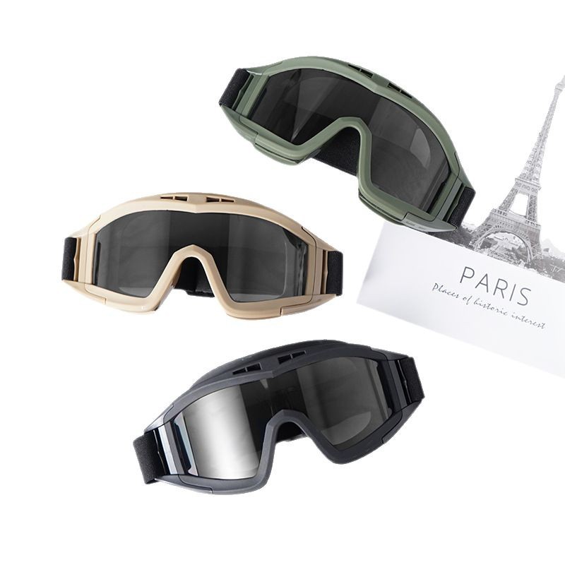 Tactical eye protection Army Desert Locust fan bulletproof wind sand shooting real CS bulletproof equipment Alpha Outdoor