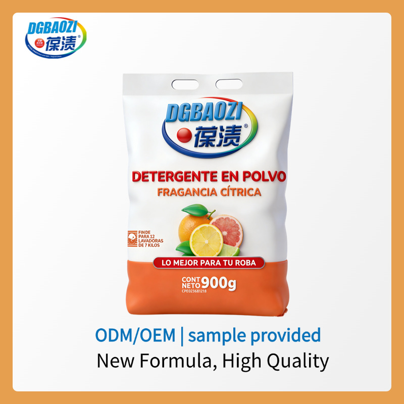 Laundry Detergent Export Customized Large Bag Concentrated Fine Power Decontamination Fragrance Whitening Plus Enzyme Laundry Processing Oem