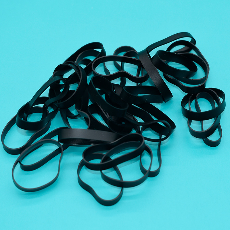 Data line silicone tie coil white rubber ring black silicone rubber band transparent high elastic rubber ring manufacturers