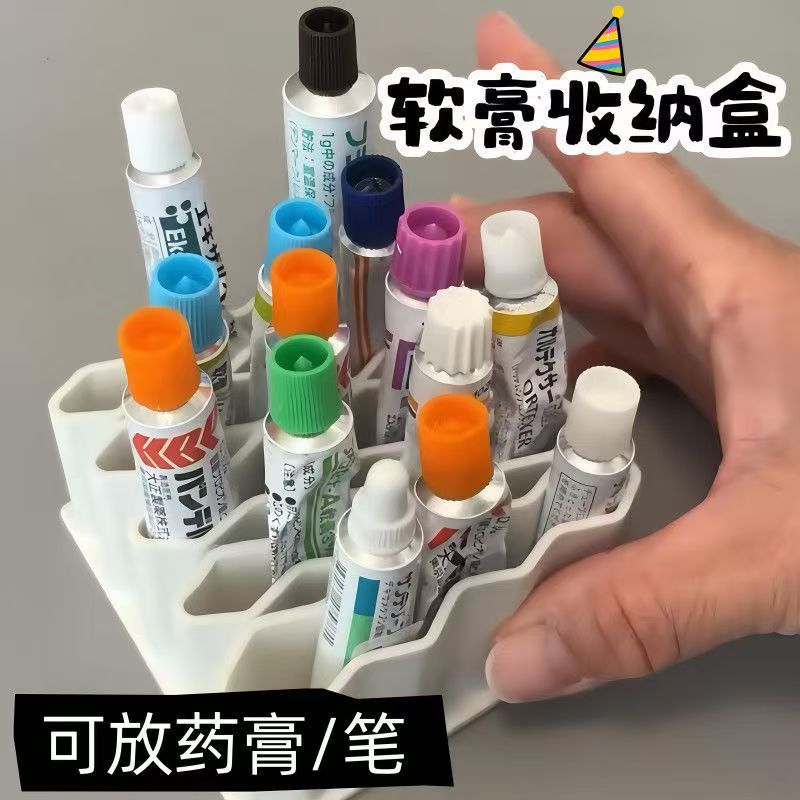 Стеллаж для офисных принадлежностей, Стеллаж для гелевых ручек, Подставка для ручек, Стеллаж для хранения на офисном столе, Коробка для канцелярских принадлежностей