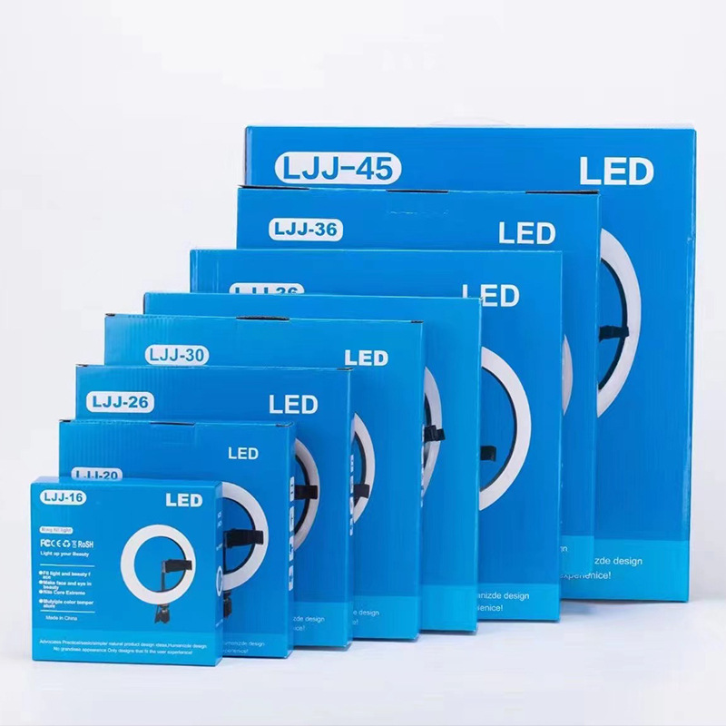 Трехцветный свет для стриминга 10 дюймов 12 дюймов 13 дюймов 14 дюймов 18 дюймов 22 дюйма кольцевой свет для селфи