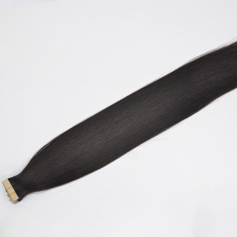 Non-trace hair extension real hair can be permed and dyed all real hair non-trace hair extension pieces can be processed a variety of hair extension pieces