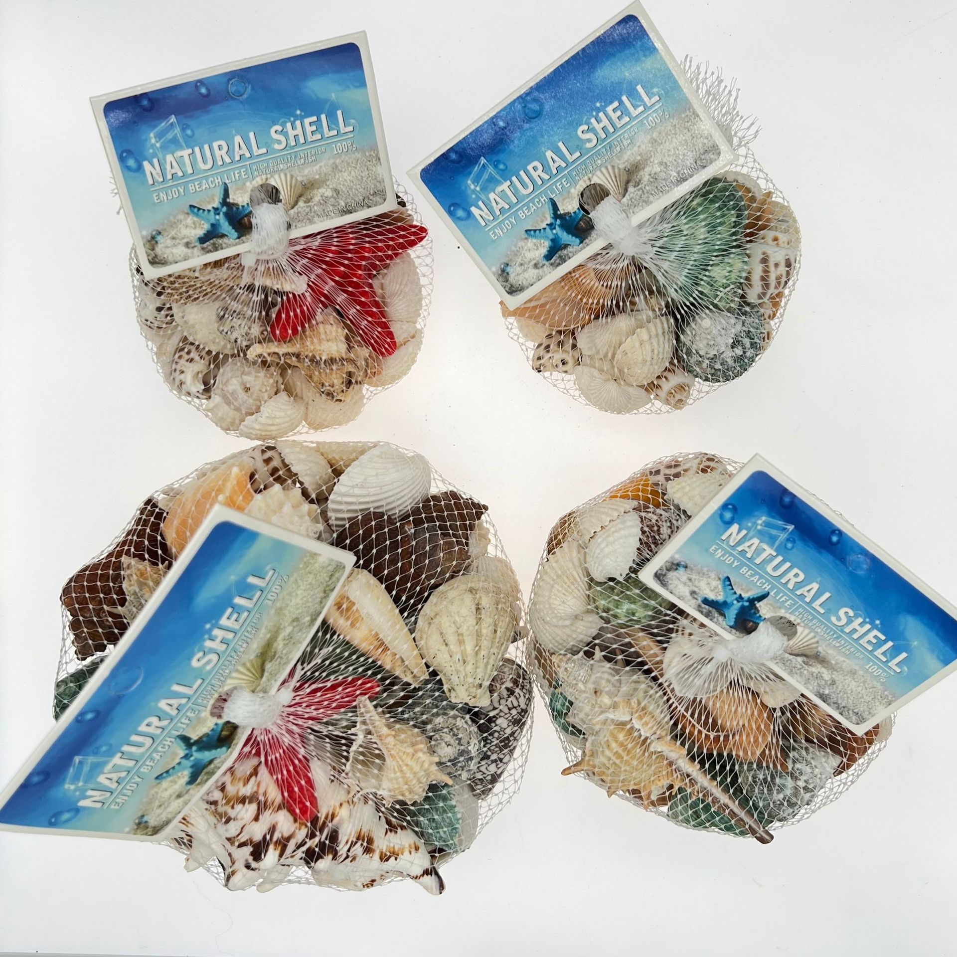 Study Natural Shell Conch Starfish Fish Tank Landscaping Decoration Shell Conch Wholesale Wind Chime DIY Crafts