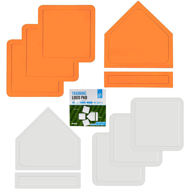 New Baseball Bases Thickened Base Bag Pitcher's Plate Home Plate Five-Piece Set Source Cross-Border Baseball Base Set