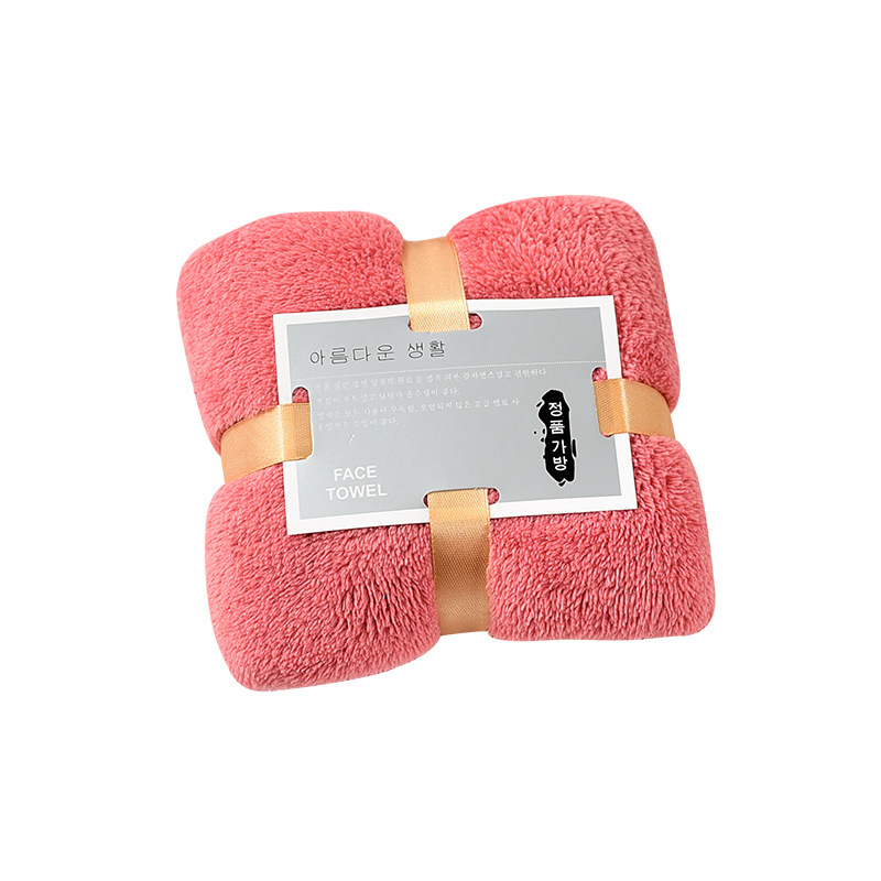 Spot wholesale high density coral fleece towel bath towel set soft absorbent activity gift household towel