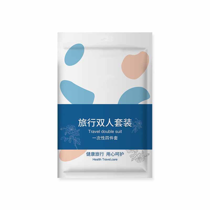 Travel Disposable Bed Sheet Cover Set for Hotels and Inns, Non-Woven Fabric Set for Train Sleeper Cars, Portable Individual Fitted Sheet Style