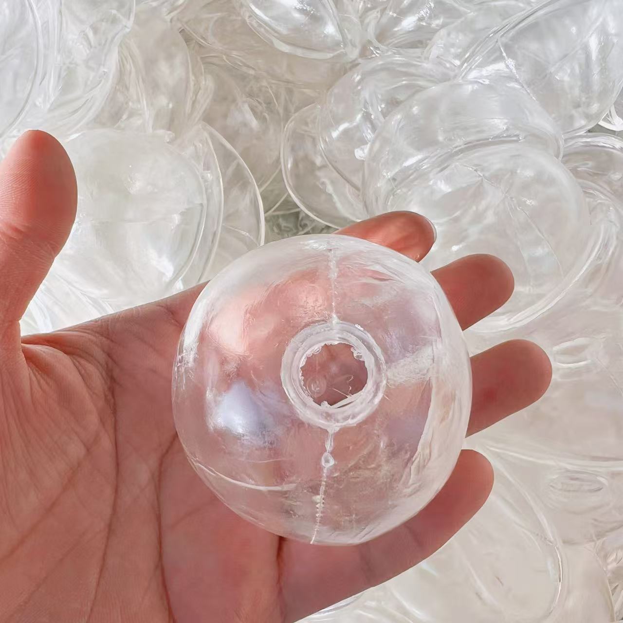 Tpr Homemade DIY Soft Glue 6cm Ultra-Thin Empty Ball Leather Fluid Handmade Ball Pinch Music Decompression Toy Pinch Music