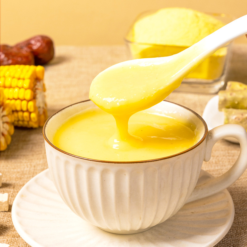 Yam Pueraria Corn Soup Upgrade 600g/Can Nutritional Breakfast Substitute Powder Grinding Anti-Hunger Instant Wholesale Substitute