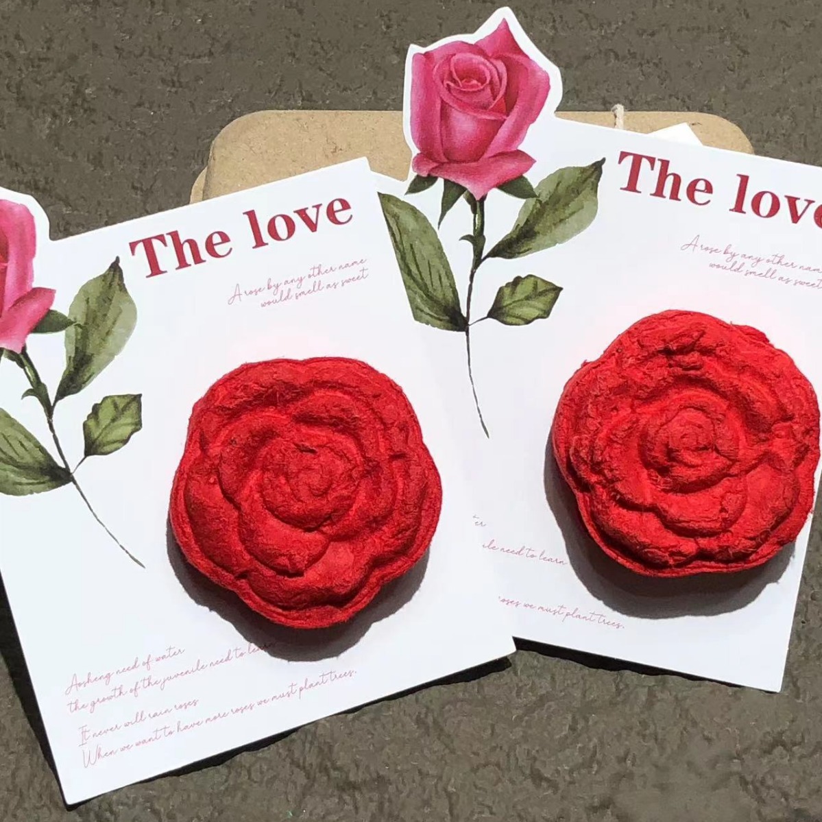 Трехмерная цветочная семенная бумага набор подарков на день святого Валентина и праздники повседневные подарки семенная бумага полив прорастание