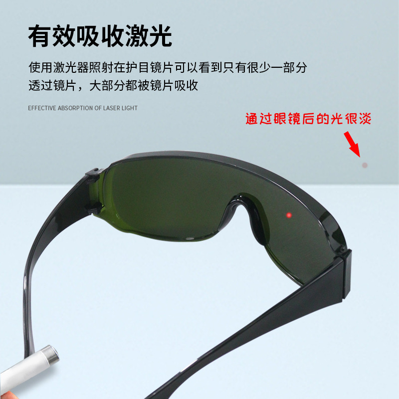 Factory Direct Supply of Protective Goggles for Laser Cutting, Marking, Laser Beauty, Hair Removal Equipment, Laser Protection, Adjustable Leg Glasses