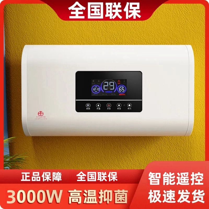 Intelligent Display Remote Control Electric Water Heater Household Water Storage Bath Constant Temperature High Power Water Heater 3000W