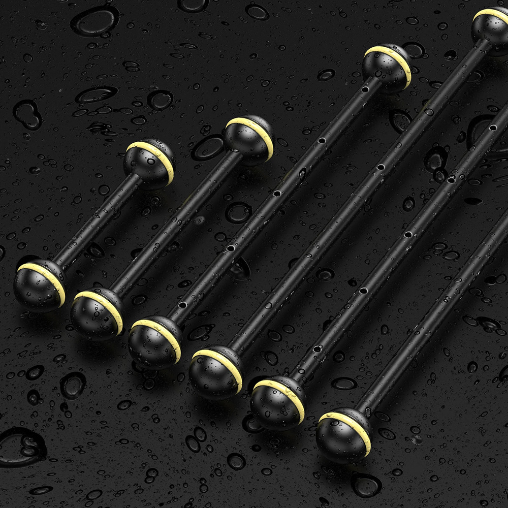 Sea Frog diving photography accessories CNC aluminum alloy double ball head lengthened lamp arm diving flashlight extension rod