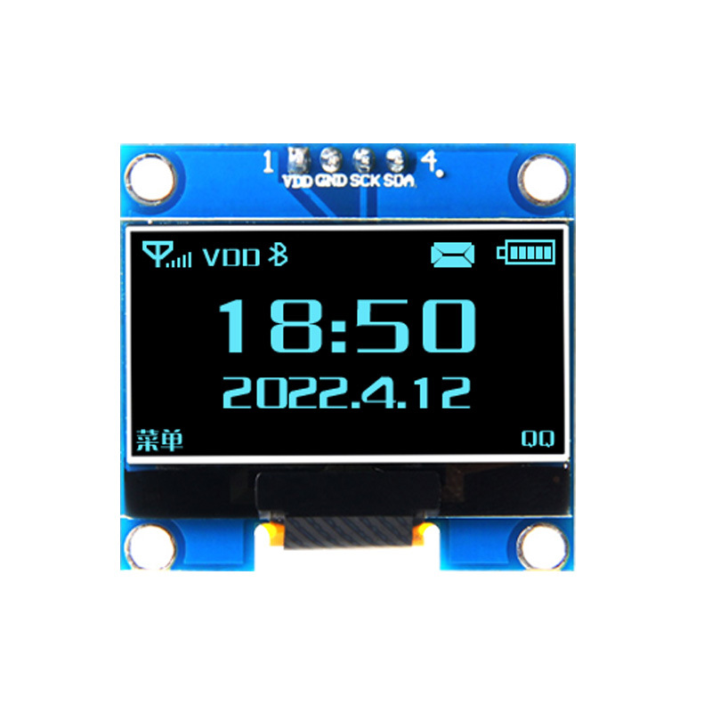 1.3-inch OLED display module with PCB version 12864OLED screen CH1116 driver SPI/IIC white and blue