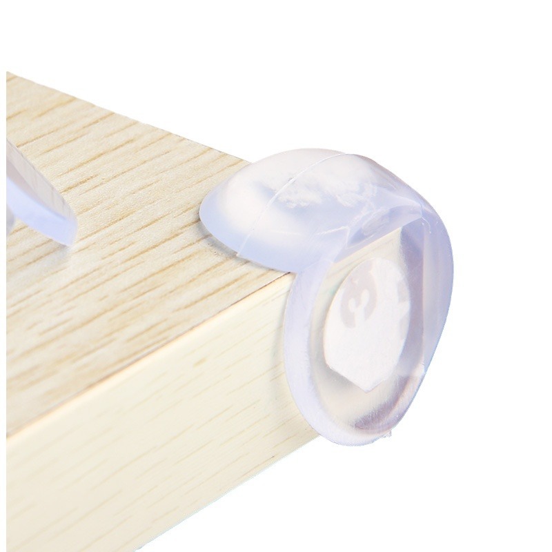 Doodle Bear Baby Safety Table Corner Protection PVC Corner Protectors Children's Table Thickened Transparent Spherical Anti-collision Corner