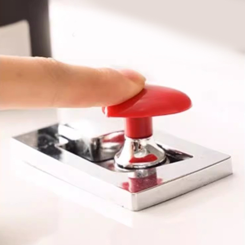 Toilet Press Toilet Creative Heart-shaped Toilet Tank Button Extender Nail Shop Necessary Auxiliary