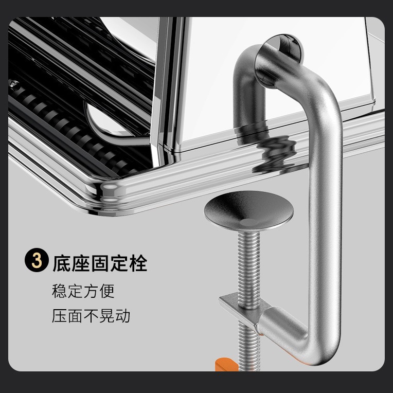 Direct from the Manufacturer: Manual Dough Press for Homemade Dumpling Wrappers and Noodles, Suitable for Home Use