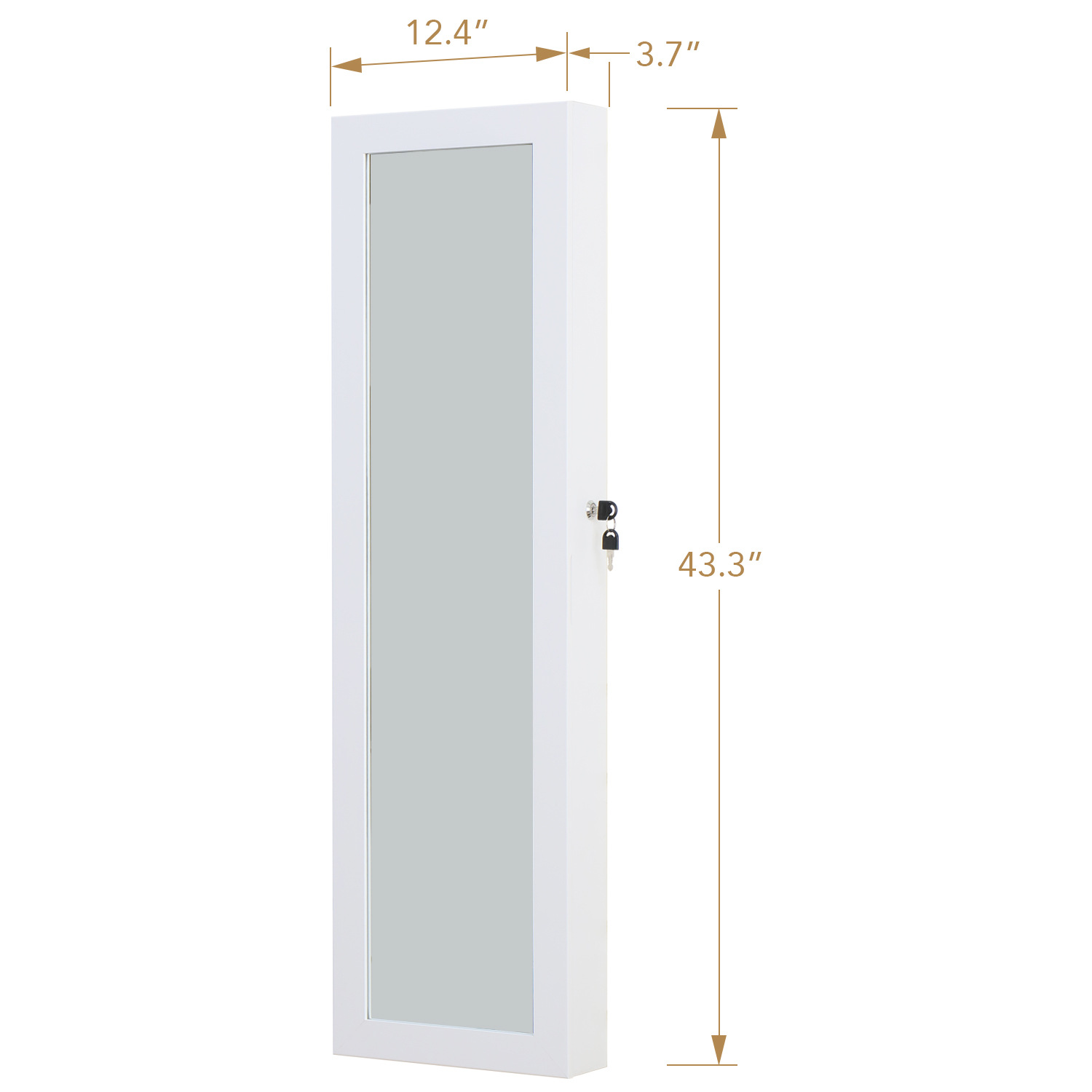 Jewelry cabinet storage mirror cabinet bedroom full-body mirror cloakroom dressing mirror factory wholesale