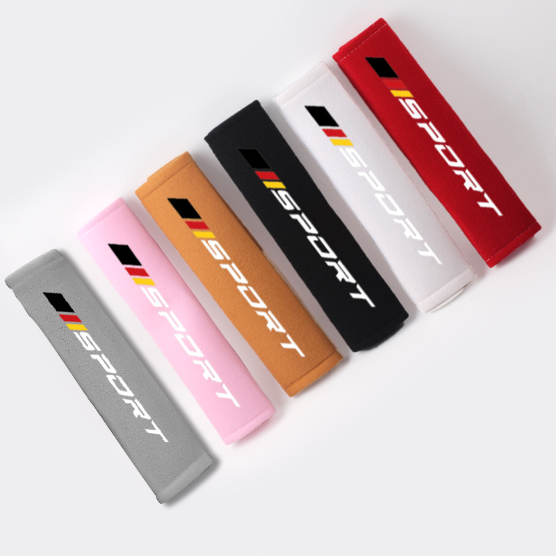 Накладки на плечи ремня безопасности, бархатные универсальные дышащие защитные чехлы, мягкое украшение для автомобиля