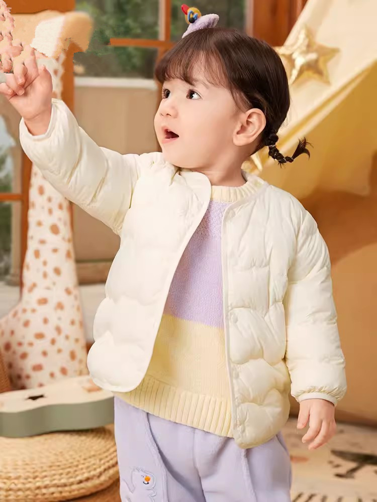 Children's down Jacket Similar to Those in Shopping Malls, Lightweight Coat for Infants and Toddlers, Boys and Girls Winter Clothing 2025 Short Jacket