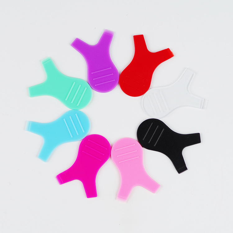 Оптовая продажа Y-образной щетки для наращивания ресниц, силиконовая щетка для завивки ресниц