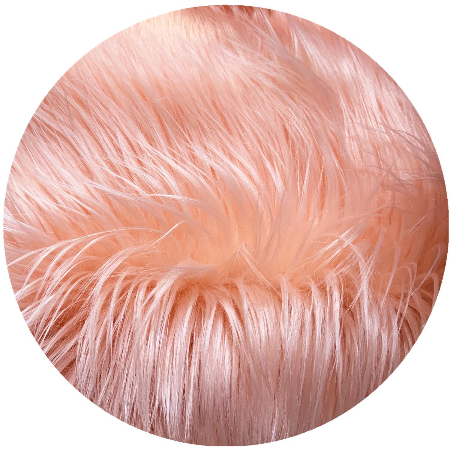 11cm High-Quality Artificial Plush Fried Hair Falling Water Hair Washed Long Hair Rolling Bundle Shanghai Long Straight Plush Fabric