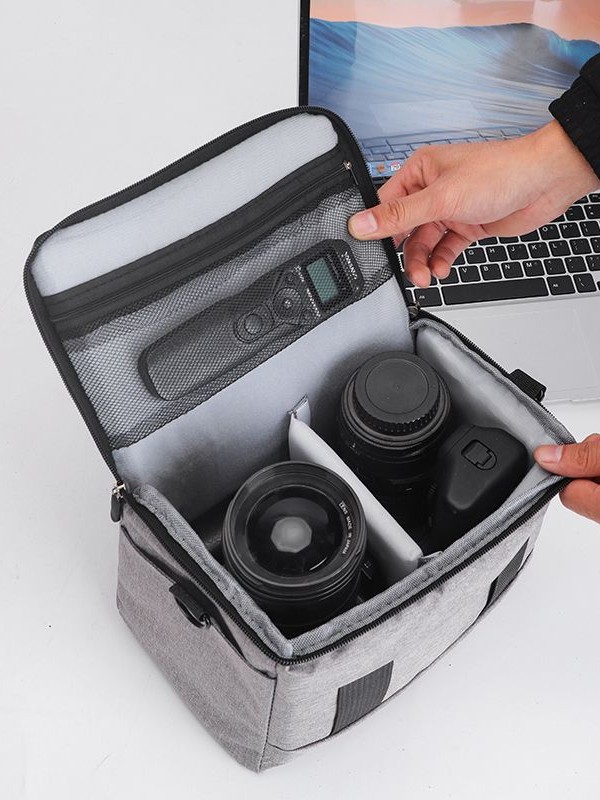 Professional Slr Camera Bag Shoulder Suitable for Canon Nikon Sony Mirrorless Camera Bag Cosmetics Bag Fuji Backpack