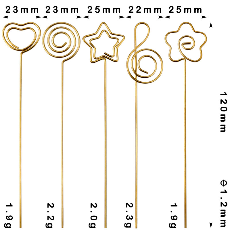 Factory Direct Sales DIY Handmade Clay Cartoon Note Holder Wire Plug-In Colored Mud Soft Pottery Handmade Accessories Message Holder