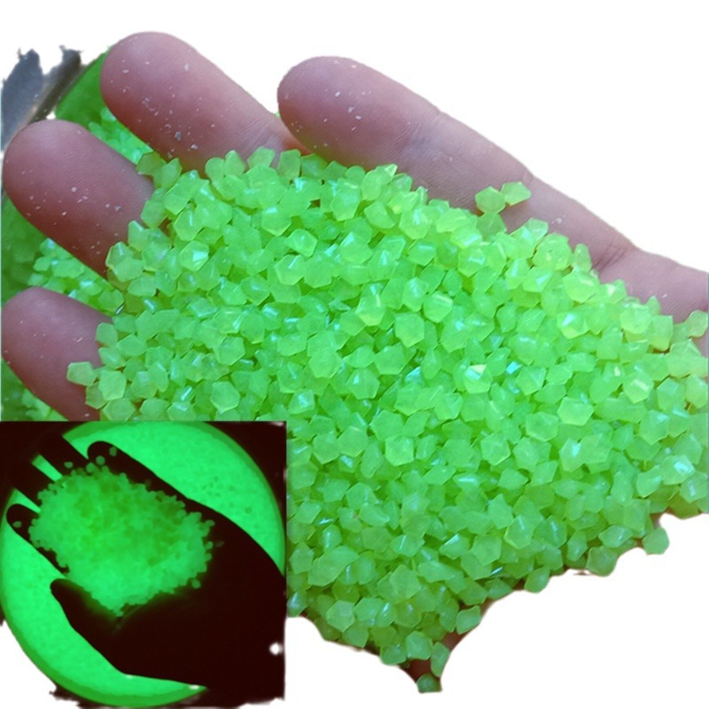 3-5mm Luminous Sand Gardening Aquascape Fluorescent Gravel Vase Cross-Border Luminous Sand Fluorescent Particles Luminous Stone