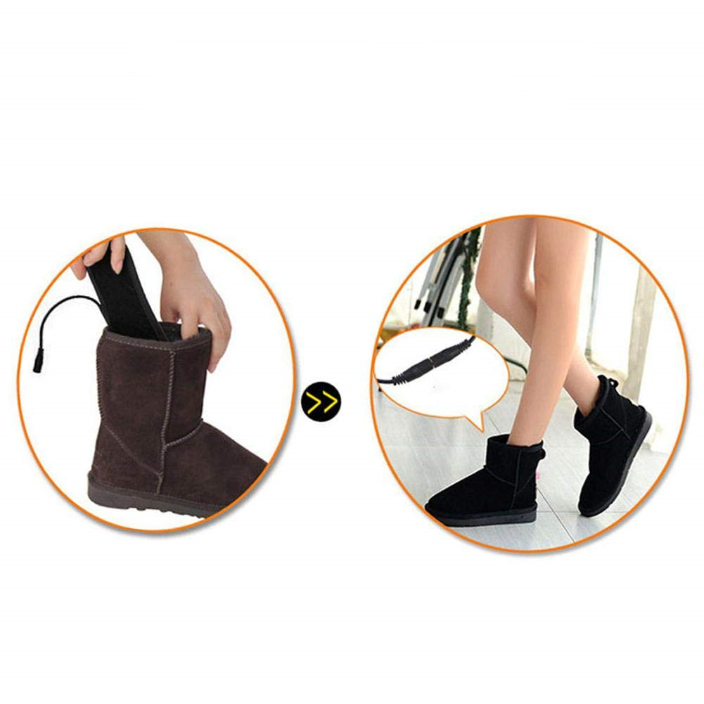 Factory wholesale electric heating insole USB heating insole foot warmer charging heating washable can be cut