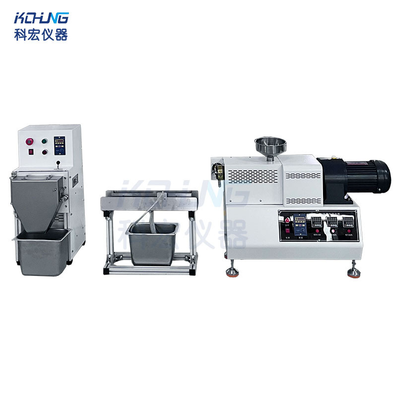 Высокоэффективный экструдер Одношнековый экструдер для лаборатории и малого производства Двойной шнековый экструдер гранулятор