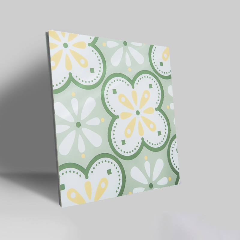 Waterproof toilet PVC floor wear-resistant self-adhesive floor glue shower floor stickers plastic floor can be soaked in water