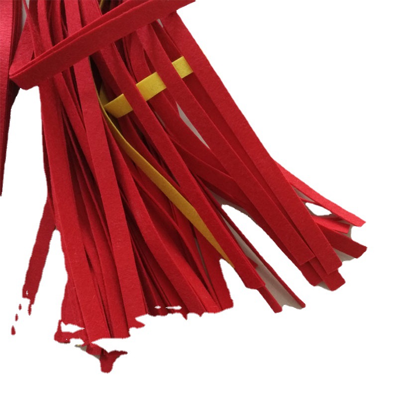 Piano keyboard Press key red tweed piano decorative accessories flat pin key hole tweed round pin red tweed