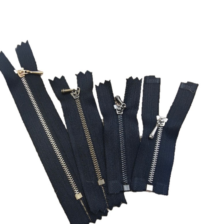 No. 0 Zipper Metal Open-End Small Zipper Toy Doll Clothing Zipper Fine Tooth Small Tooth Doll Clothing Small Zipper