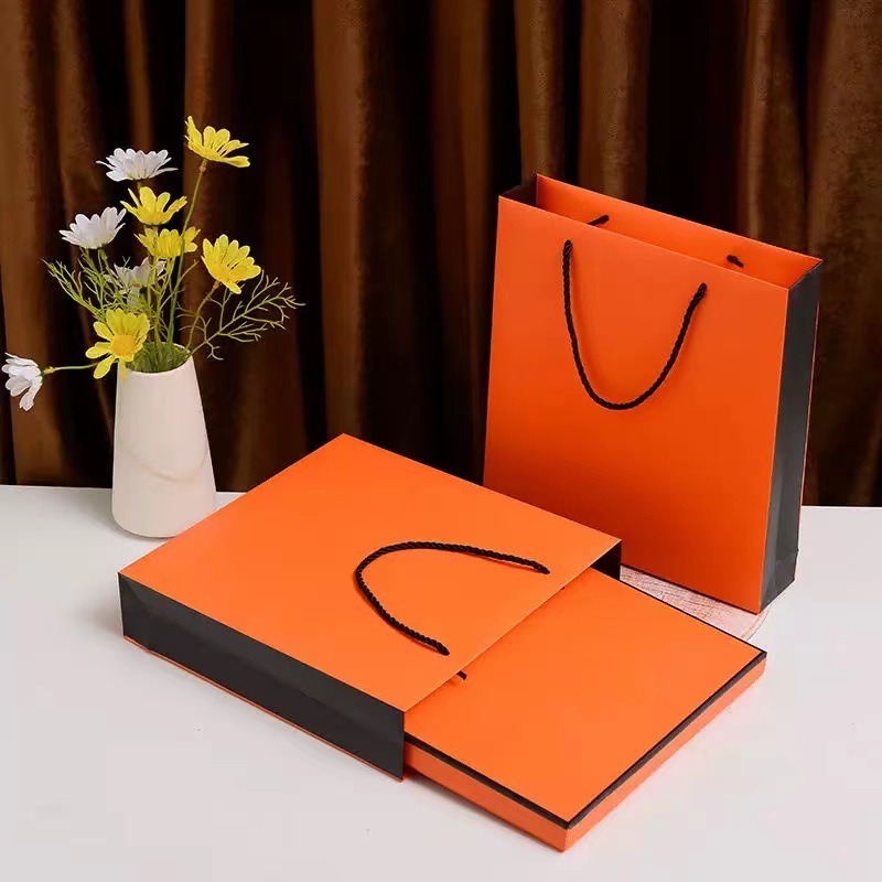 2025 high-end exquisite packaging scarf scarf special gift box creative packaging box handbag a variety of styles