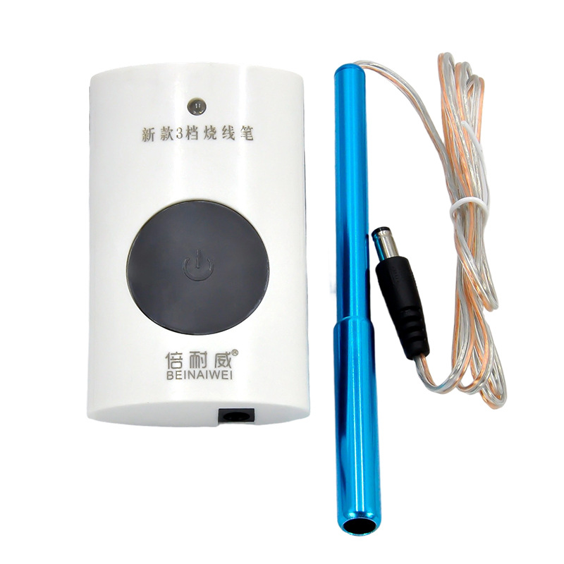 Benwei Wire Burner Pen 3-Level Temperature Adjustment Handmade Leather Carving Tool Wallet Leather Bag Wire Burner Plug-In Replaceable Electric Iron