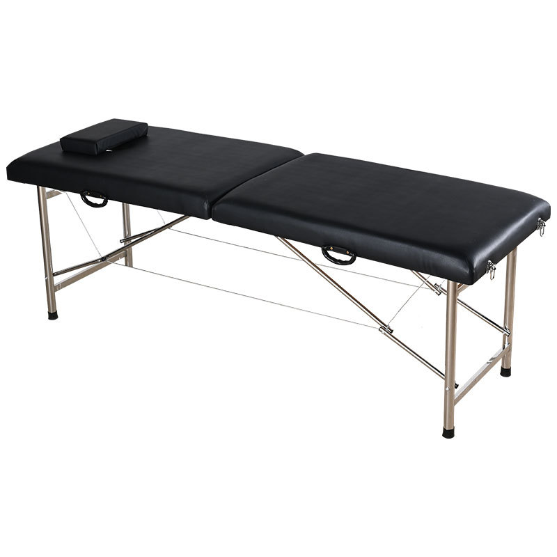 Portable Multifunctional Folding Massage Bed Manufacturer Wholesale Double-Bar Reinforced Beauty Bed Massage Bed Moxibustion Bed